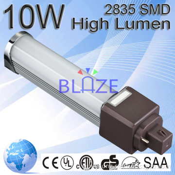 2014 G24 LED PL Light Lamp 10W High Brightness LED PL Light G24 LED PL Light 220v